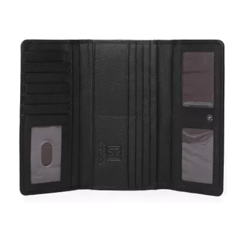 Karla Hanson Womens RFID Blocking Trifold Wallet