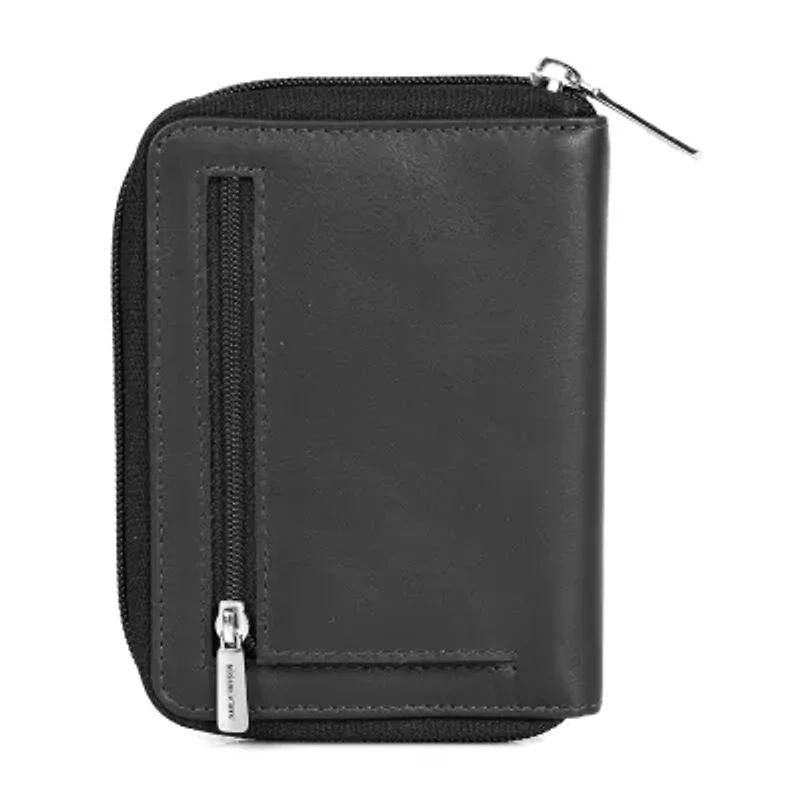 Karla Hanson Womens Rfid Blocking Zip Around Wallet