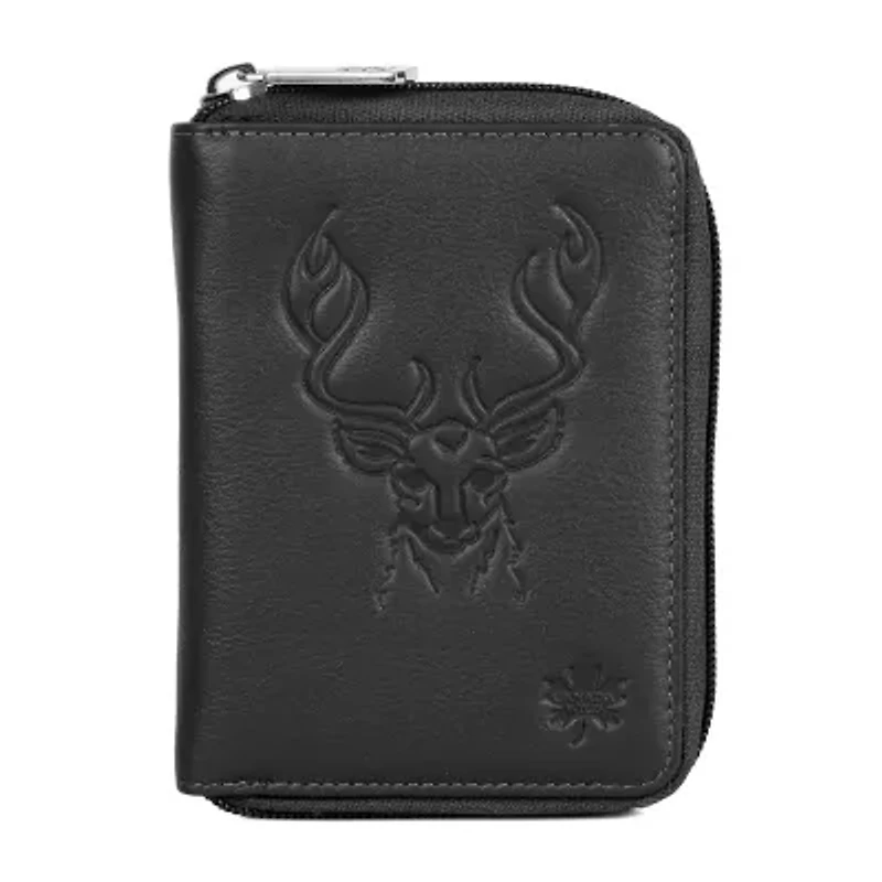 Karla Hanson Womens Rfid Blocking Zip Around Wallet