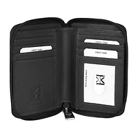 Karla Hanson Womens Rfid Blocking Zip Around Wallet