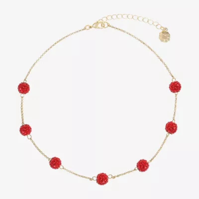 Monet Jewelry Strand Womens 17 Inch Collar Necklace