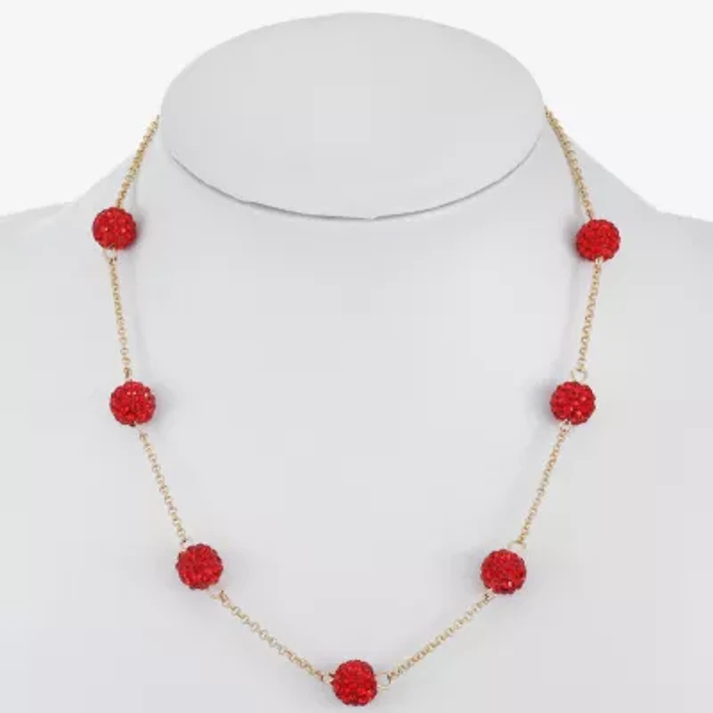 Monet Jewelry Strand Womens 17 Inch Collar Necklace