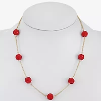 Monet Jewelry Strand Womens 17 Inch Collar Necklace