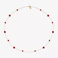 Monet Jewelry Station Womens Glass 34 Inch Strand Necklace