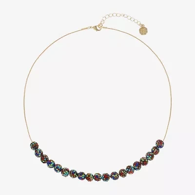 Monet Jewelry Frontal Womens 17 Inch Collar Necklace