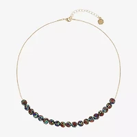 Monet Jewelry Frontal Womens 17 Inch Collar Necklace