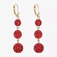 Monet Jewelry Womens Glass Drop Earrings