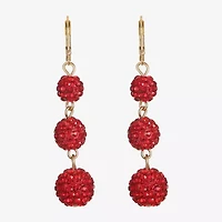 Monet Jewelry Womens Glass Drop Earrings