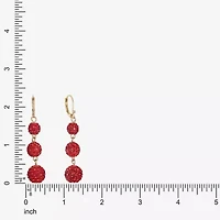 Monet Jewelry Womens Glass Drop Earrings