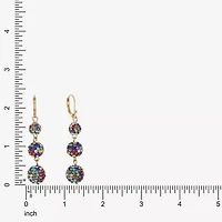 Monet Jewelry Womens Glass Drop Earrings