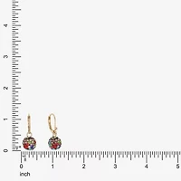 Monet Jewelry Womens Glass Round Drop Earrings