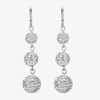 Monet Jewelry Womens Glass Drop Earrings