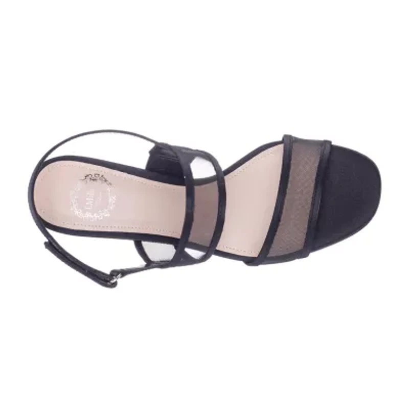 I. Miller Quana Womens Square Open Toe Block Heel Pumps