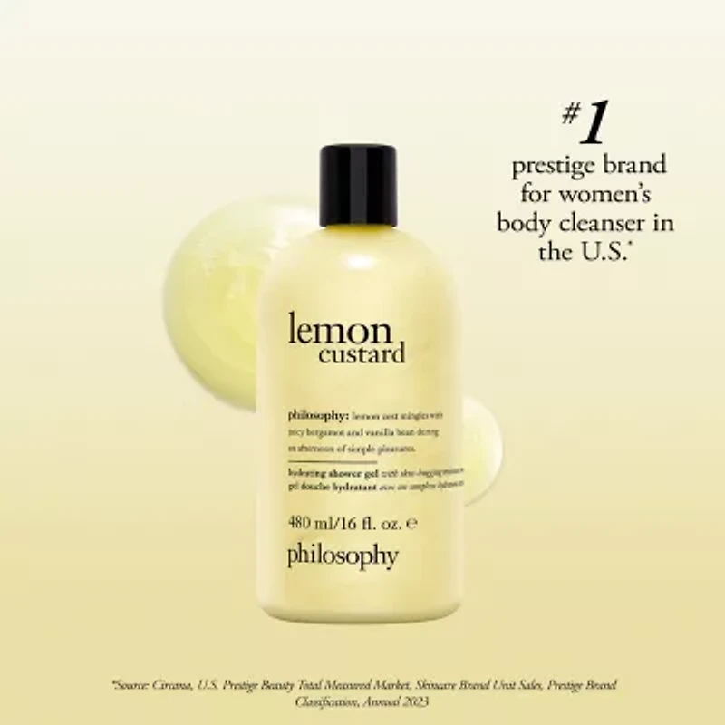 Philosophy Lemon Custard Hydrating Shower Gel 480ml