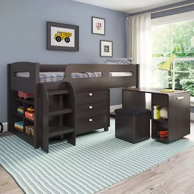 Corliving Madison 5 Pc All-In-One Loft Bed
