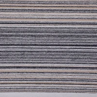 Design Imports Striped Fringe Ribbed Table Runner