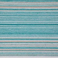 Design Imports Striped Fringe Ribbed Table Runner