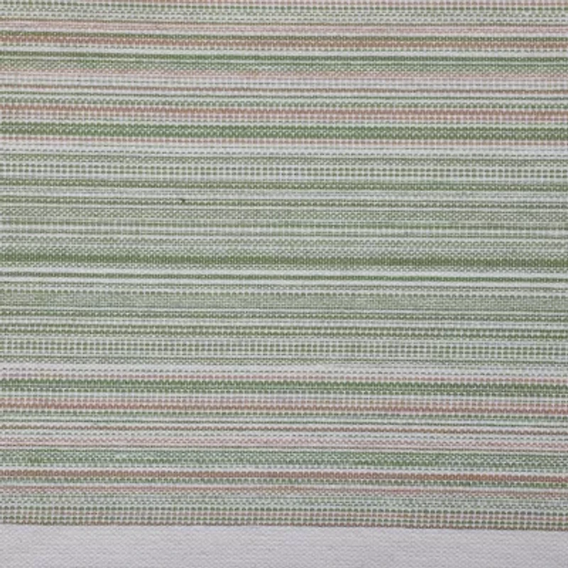 Design Imports Striped Fringe Ribbed Table Runner