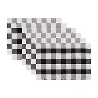 Design Imports Buffalo Check Ribbed 6-pc. Placemat