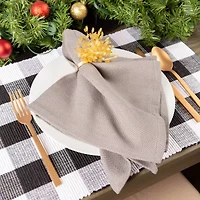 Design Imports Buffalo Check Ribbed 6-pc. Placemat