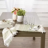 Design Imports Striped Fringed 6-pc. Placemat