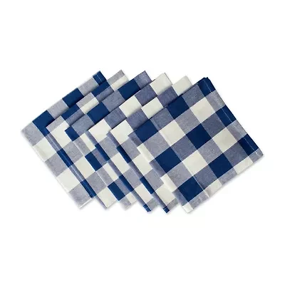 Design Imports Buffalo Check 6-pc. Napkins