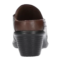 Easy Street Cynthia Womens Round Mules