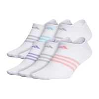 adidas Womens 6 Pair No Show Socks