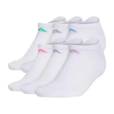 adidas Cushioned Womens 6 Pair No Show Socks