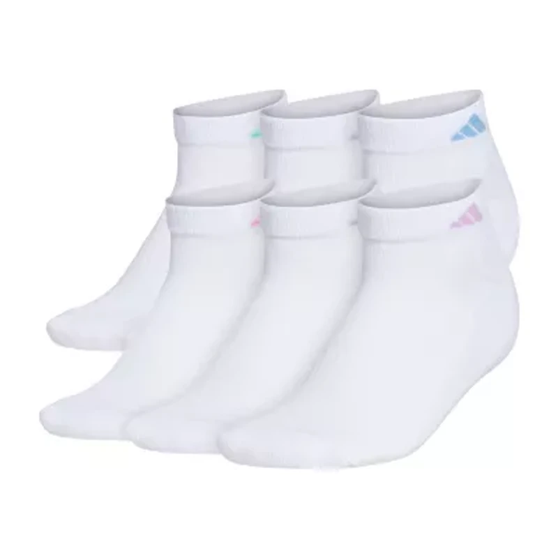 adidas Cushioned Womens 6 Pair Low Cut Socks