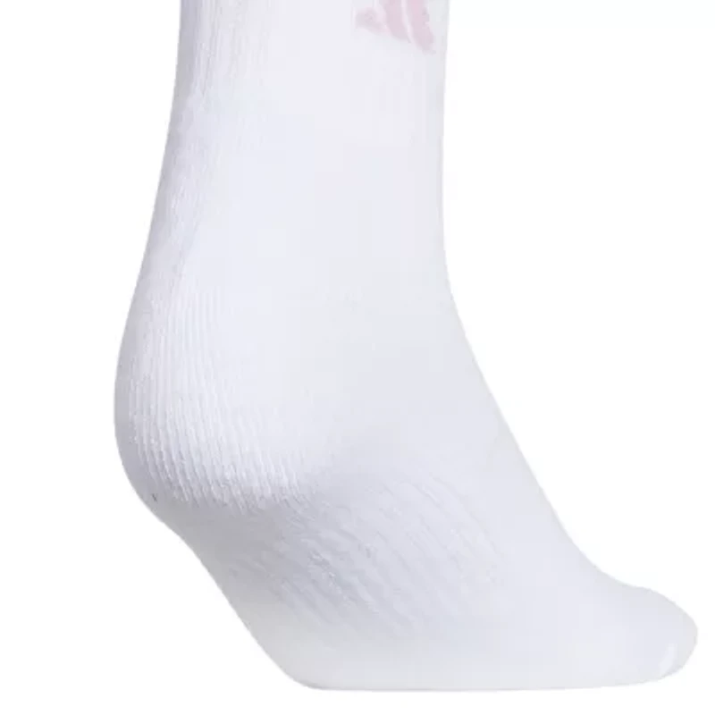 adidas Cushioned Womens 6 Pair Quarter Ankle Socks