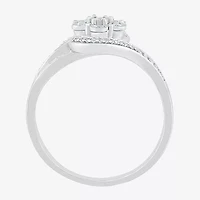 Limited Quantities! Womens 1/6 CT. T.W. Natural White Diamond Sterling Silver Cocktail Ring