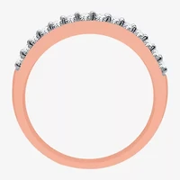 Womens 1 CT. T.W. Natural White Diamond 10K Rose Gold Round Solitaire Bridal Set