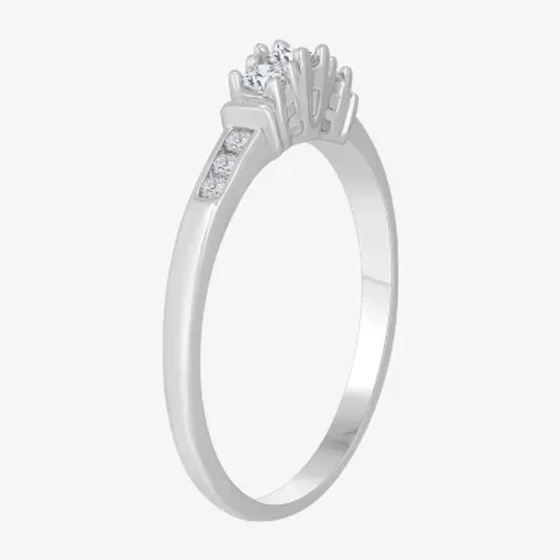 Love Lives Forever™ 1/4 CT.T.W. Natural Diamond 3-Stone Ring