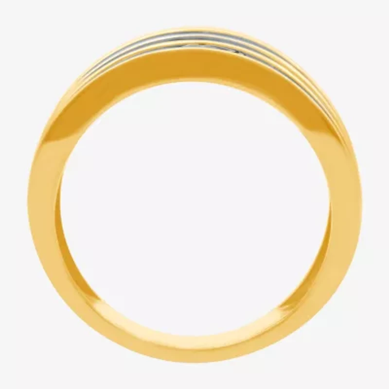 Womens 1 CT. T.W. Natural White Diamond 10K Gold Anniversary Band