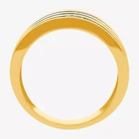 Womens 1 CT. T.W. Natural White Diamond 10K Gold Anniversary Band