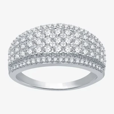 Womens 1 CT. T.W. Natural White Diamond 10K Gold Anniversary Band