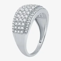 Womens 1 CT. T.W. Natural White Diamond 10K Gold Anniversary Band