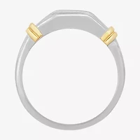 Mens 1/2 CT.T.W. Natural Diamond 10K Two-Tone Gold Band Ring