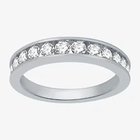 Deluxe Collection Womens 1 CT. T.W. Natural White Diamond 14K Gold Wedding Band