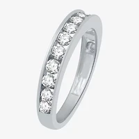 Deluxe Collection Womens 1 CT. T.W. Natural White Diamond 14K Gold Wedding Band