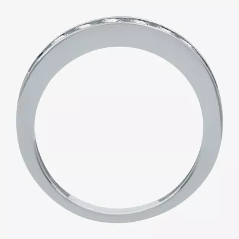 Deluxe Collection Womens 1 CT. T.W. Natural White Diamond 14K Gold Wedding Band