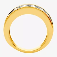 Deluxe Collection Womens 2 CT. T.W. Natural White Diamond 14K Gold Wedding Band