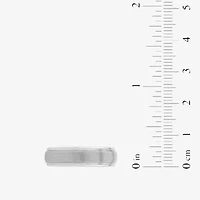 Mens 6mm Tungsten Comfort-Fit Ring