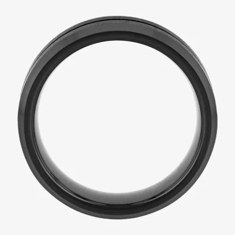 Mens 8MM Tungsten Wedding Band