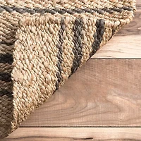 Nuloom Sandy Striped Indoor Rectangular Area Rug