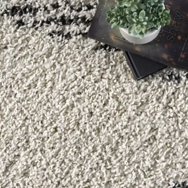 Nuloom Sqbria Striped Indoor Square Area Rug