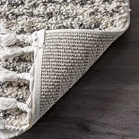 Nuloom Sqbria Striped Indoor Square Area Rug