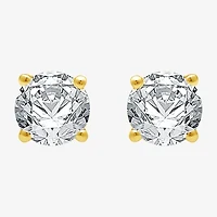 Deluxe Collection 3/4 CT. T.W. Natural White Diamond 14K White Gold 4.5mm Round Stud Earrings