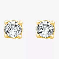 3/8 CT. T.W. Natural White Diamond 10K or 14K Gold Stud Earrings